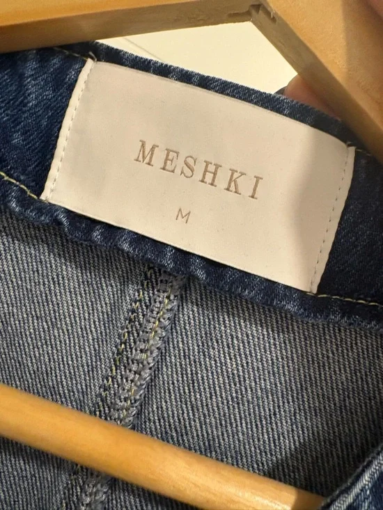 Abel Denim Button Up Top - Dark Blue - Picture 7 of 7